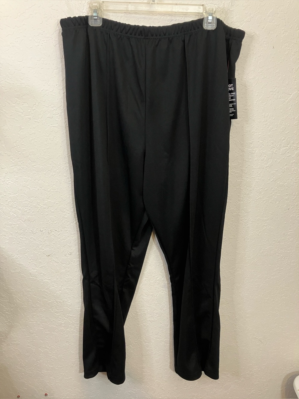 Woman Within Black Stretch Pull-On Trousers